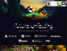 Tablet Screenshot of futureunfolding.com